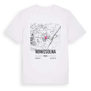 Nowosolna karta t-shirt – ekologisk bomull t-shirt från Pinshirt