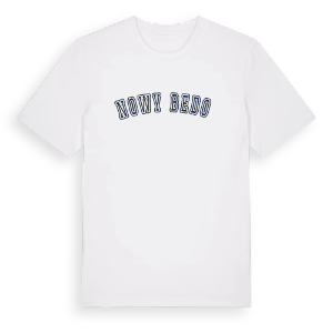 Nowy Bedoń college t-shirt – ekologisk bomull t-shirt från Pinshirt