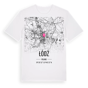 Łódź karta t-shirt – ekologisk bomull t-shirt från Pinshirt