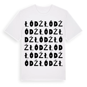 Łódź ordlek t-shirt – ekologisk bomull t-shirt från Pinshirt