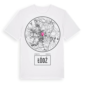 Łódź t-shirt – ekologisk bomull t-shirt från Pinshirt
