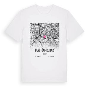 Piastów-Kurak karta t-shirt – ekologisk bomull t-shirt från Pinshirt