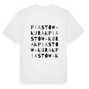 Piastów-Kurak ordlek t-shirt – ekologisk bomull t-shirt från Pinshirt