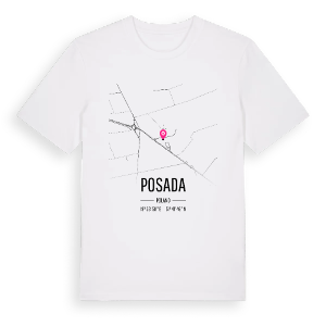 Posada karta t-shirt – ekologisk bomull t-shirt från Pinshirt