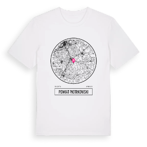 powiat piotrkowski t-shirt – ekologisk bomull t-shirt från Pinshirt