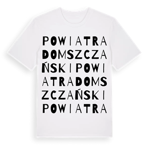 powiat radomszczański ordlek t-shirt – ekologisk bomull t-shirt från Pinshirt