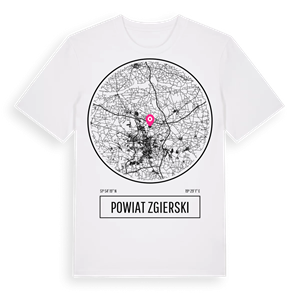 powiat zgierski t-shirt – ekologisk bomull t-shirt från Pinshirt