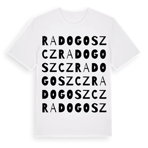 Radogoszcz ordlek t-shirt – ekologisk bomull t-shirt från Pinshirt