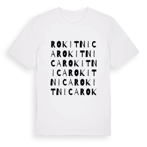 Rokitnica ordlek t-shirt – ekologisk bomull t-shirt från Pinshirt
