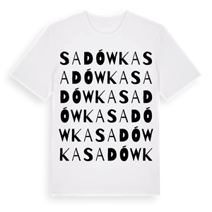 Sadówka ordlek t-shirt – ekologisk bomull t-shirt från Pinshirt