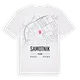 Samotnik karta t-shirt