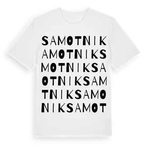 Samotnik ordlek t-shirt – ekologisk bomull t-shirt från Pinshirt