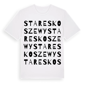 Stare Skoszewy ordlek t-shirt – ekologisk bomull t-shirt från Pinshirt