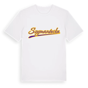 Szymanówka baseball t-shirt – ekologisk bomull t-shirt från Pinshirt