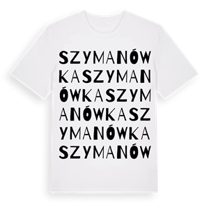 Szymanówka ordlek t-shirt – ekologisk bomull t-shirt från Pinshirt