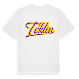 Teklin baseball t-shirt – ekologisk bomull t-shirt från Pinshirt