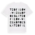 Teofilów-Wielkopolska ordlek t-shirt