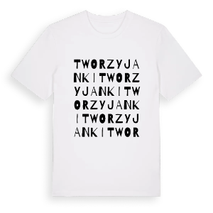 Tworzyjanki ordlek t-shirt – ekologisk bomull t-shirt från Pinshirt