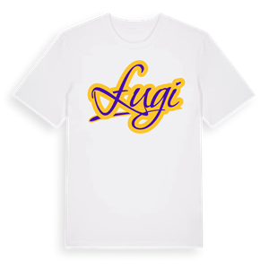 Ługi baseball t-shirt – ekologisk bomull t-shirt från Pinshirt