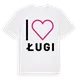Jag älskar Ługi t-shirt stort tryck