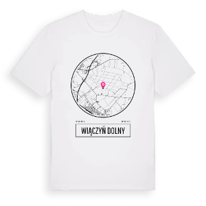 Wiączyń Dolny t-shirt – ekologisk bomull t-shirt från Pinshirt