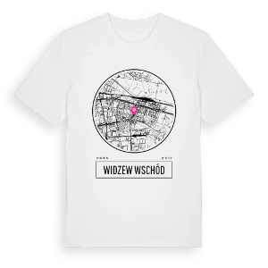 Widzew Wschód t-shirt – ekologisk bomull t-shirt från Pinshirt