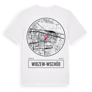 Widzew-Wschód t-shirt – ekologisk bomull t-shirt från Pinshirt