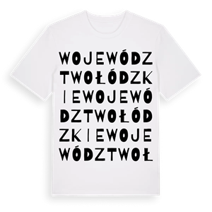 województwo łódzkie ordlek t-shirt – ekologisk bomull t-shirt från Pinshirt
