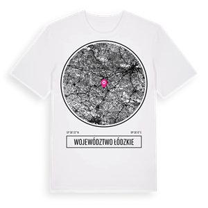 województwo łódzkie t-shirt – ekologisk bomull t-shirt från Pinshirt