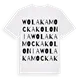 Wola Kamocka Kolonia ordlek t-shirt