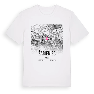 Żabieniec karta t-shirt – ekologisk bomull t-shirt från Pinshirt