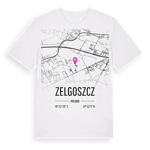 Zelgoszcz karta t-shirt – ekologisk bomull t-shirt från Pinshirt