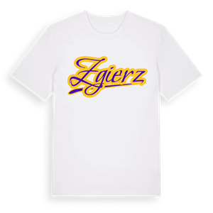 Zgierz baseball t-shirt – ekologisk bomull t-shirt från Pinshirt