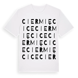 Ciermięcice ordlek t-shirt – ekologisk bomull t-shirt från Pinshirt