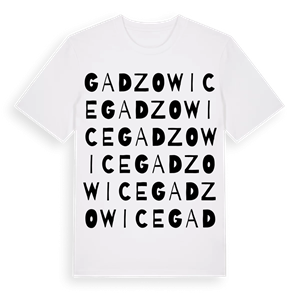 Gadzowice ordlek t-shirt – ekologisk bomull t-shirt från Pinshirt