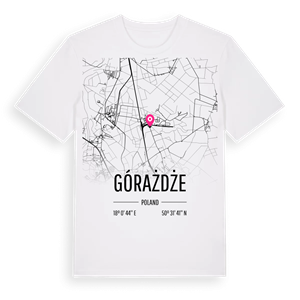 Górażdże karta t-shirt – ekologisk bomull t-shirt från Pinshirt