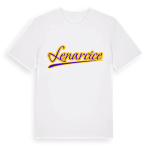Lenarcice baseball t-shirt – ekologisk bomull t-shirt från Pinshirt