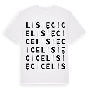 Lisięcice ordlek t-shirt – ekologisk bomull t-shirt från Pinshirt