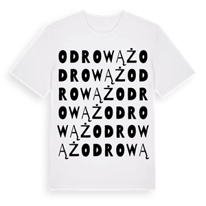 Odrowąż ordlek t-shirt – ekologisk bomull t-shirt från Pinshirt