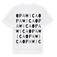 Opawica ordlek t-shirt