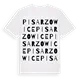 Pisarzowice ordlek t-shirt