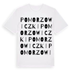 Pomorzowiczki ordlek t-shirt – ekologisk bomull t-shirt från Pinshirt