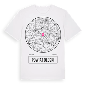 powiat oleski t-shirt – ekologisk bomull t-shirt från Pinshirt