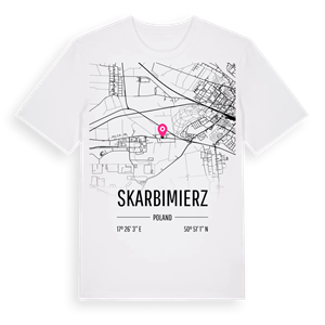 Skarbimierz karta t-shirt – ekologisk bomull t-shirt från Pinshirt