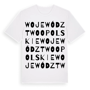 województwo opolskie ordlek t-shirt – ekologisk bomull t-shirt från Pinshirt