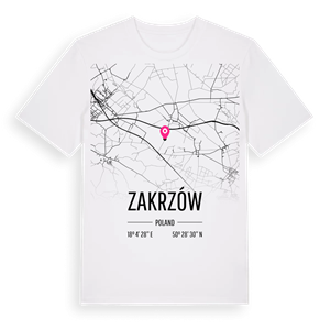 Zakrzów karta t-shirt – ekologisk bomull t-shirt från Pinshirt
