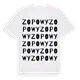 Zopowy ordlek t-shirt