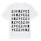 Zubrzyce ordlek t-shirt