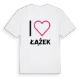 Jag älskar Łążek t-shirt stort tryck