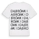 Dąbrówki ordlek t-shirt
